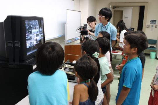 家電解体実験の見学